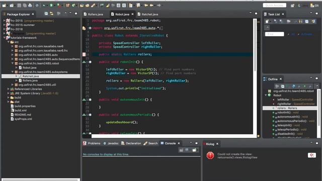 FRC Java Programming Tutorial - 10 - Robot Fields Part 1 смотреть онлайн