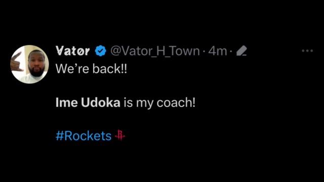 NBA PLAYERS REACT TO IME UDOKA HIRED AS HOUSTON ROCKETS HEAD COACH? смотреть онлайн