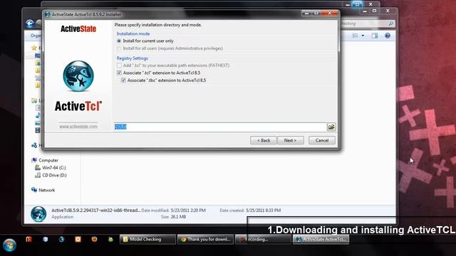 Downloading and Installing TCL/TK on MS Windows смотреть онлайн