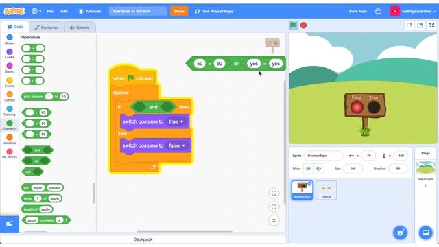 Scratch Operators Tutorial including Mod Operator in Scratch смотреть онлайн