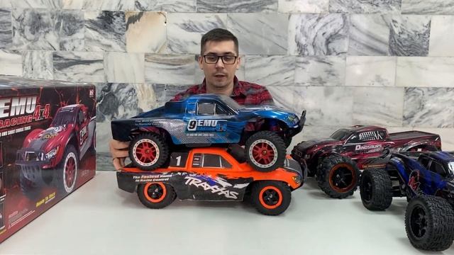 Масштаб 9EMU 1/10 или 1/8? Сравним моделями Remo Hobby 1/10, 1/8 и Slash Traxxas смотреть онлайн