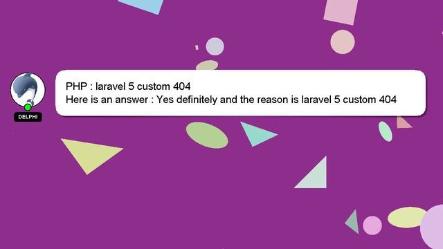 PHP : laravel 5 custom 404 смотреть онлайн
