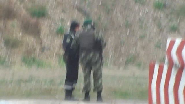 Ставки взяток с TIRа на границе с Крымом (Чаплинка).