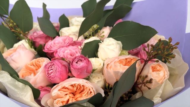 Букет «Пионовая мечта» смотреть онлайн