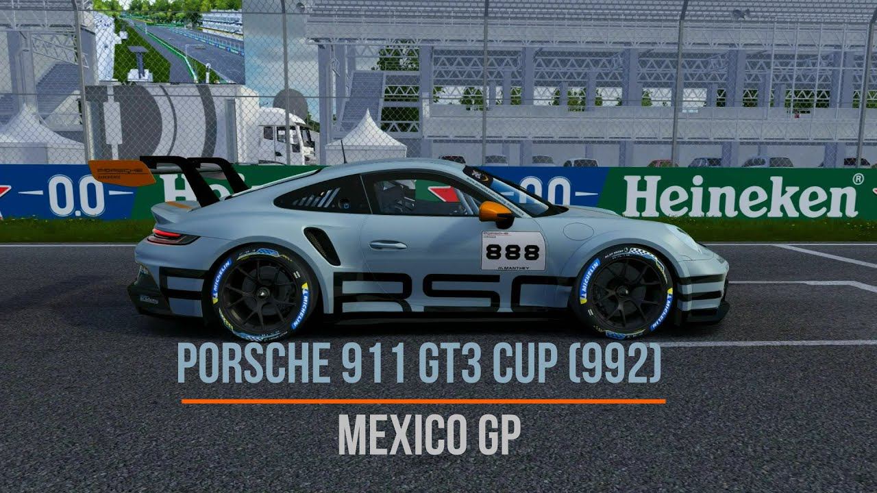 Porsche 911 Gt3 Cup (992) - Mexico | Assetto Corsa. смотреть онлайн