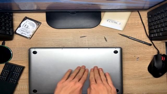 Замена жёсткого диска на MacBookPro 2011 и установка системы MacOS