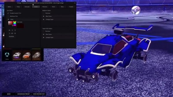 Rocket League HOW TO USE VOLTAGE MOD MENU - Rocket League Mod Menu for PC 2023