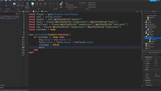 Simple Cooldowns (Roblox Studio) No COPY & PASTE смотреть онлайн