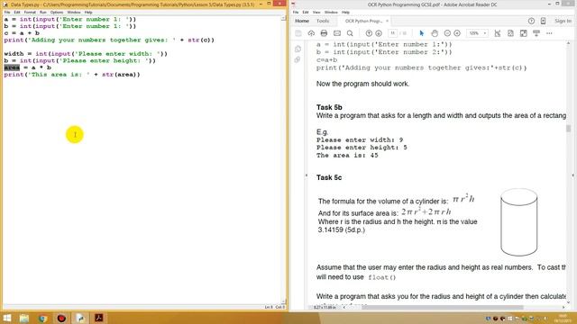 Python Tutorial for Beginners - Lesson 5: Data Types смотреть онлайн