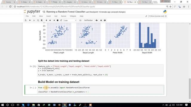 Running a Random Forest Classifier смотреть онлайн