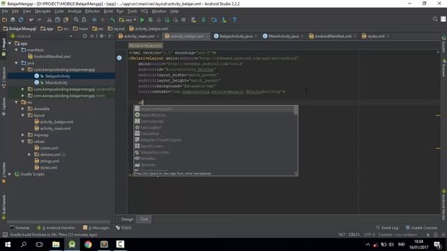 Membuat Aplikasi Belajar Mengaji Dengan Androd Studio #Part 1 смотреть онлайн