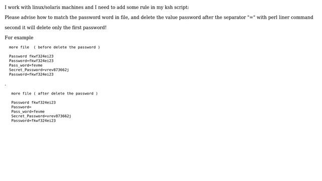 Unix & Linux: perl one liners + match word and delete string after separator (2 Solutions!!) смотреть онлайн