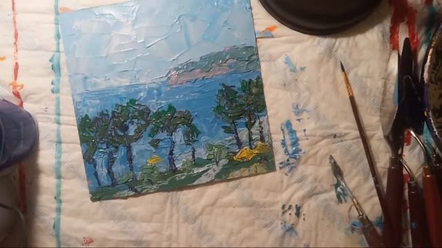 Как рисовать импасто акриловыми красками - мой личный секрет : Рисую в прямом эфире