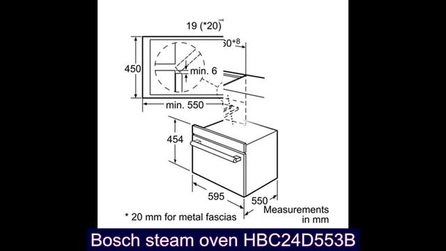 Bosch Steam Oven HBC24D553B смотреть онлайн
