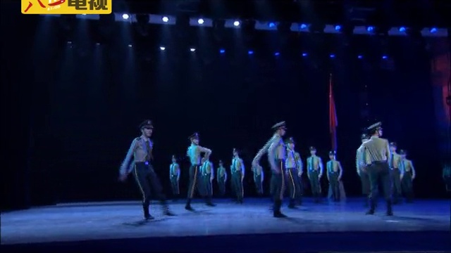 Китай - Танец "Военная песня" смотреть онлайн