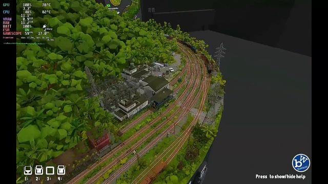 Train Simulator Diesel Railcar Sim Rolling Line  Tracks on the Steam Deck