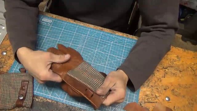 Перчатки мужские кожаные. Ремонт своими руками и немного старания. смотреть онлайн