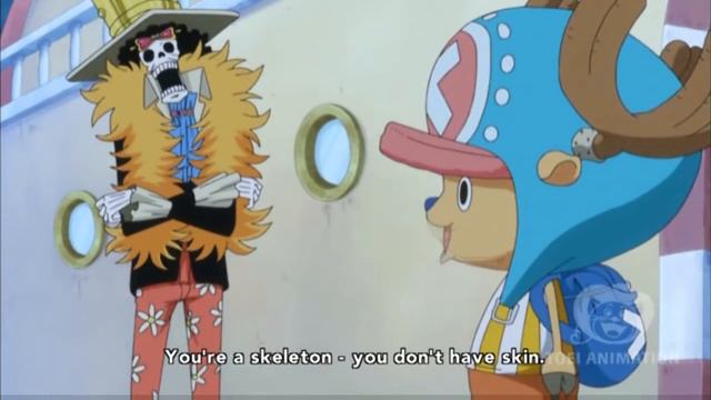 One Piece - Chopper Steals Brook's Line смотреть онлайн