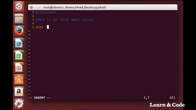Linux Bash scripting tutorial 1|| How to run first bash shell script by || learn and code смотреть онлайн