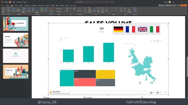 Embed Power BI In PowerPoint