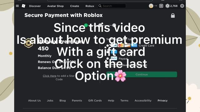 HOW TO GET ROBLOX PREMIUM USING A ROBLOX GIFT CARD! (Tutorial) смотреть онлайн