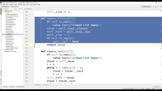3 Deque Implementation using Linked List Python Program смотреть онлайн