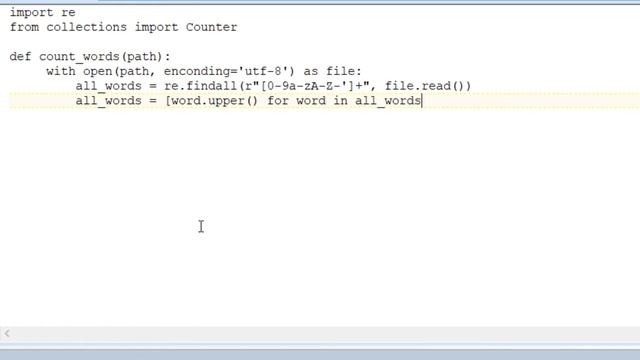 தமிழில் Python Exercise 3 - Word Counts смотреть онлайн