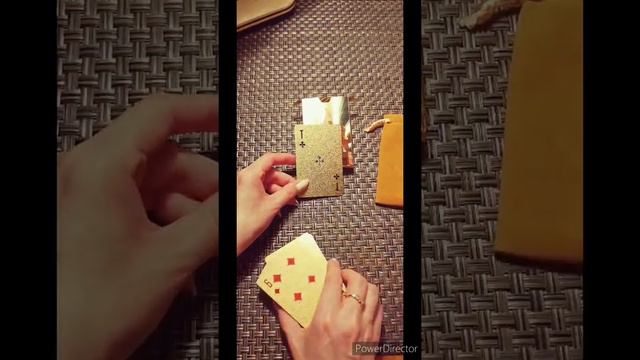 Обзор колоды игральных золотых карт с алиэкспресс.