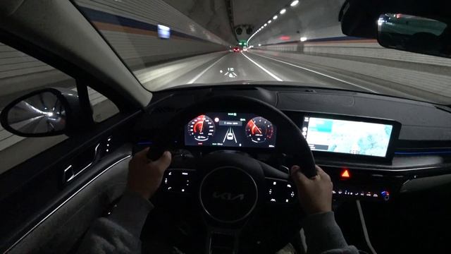 2024 KIA K5(Optima) Hybrid POV Night Drive