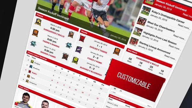 Football Club - SportsPress WordPress Theme for Soccer & Other Sports Teams смотреть онлайн