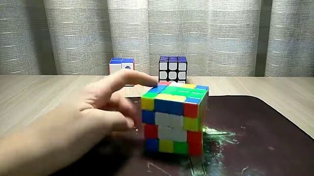 Собрал кубик рубика 2х2-4х4 одной рукой ! смотреть онлайн