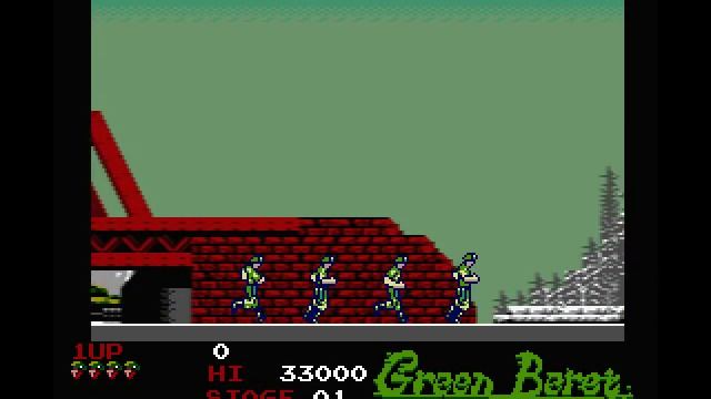 Green Beret SC5 Scroll MSX2