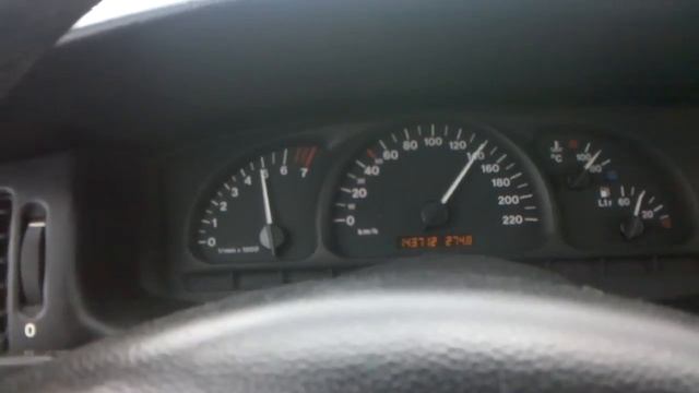 Opel Vectra B Caravan 1,8 16V Beschleunigung