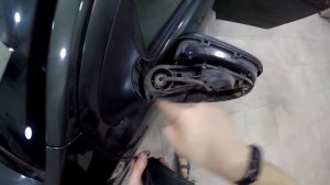 Как снять наружный пластик зеркала заднего вида Opel Astra 2004-2014 годКак снять наружный пластик з
