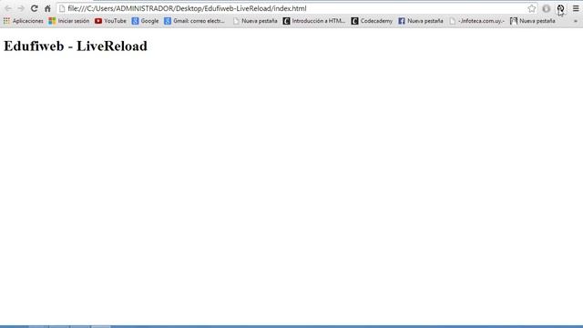 Curso de Sublime Text - 6) Instalación y Usabilidad del Plugin LiveReload con Google Chrome смотреть онлайн