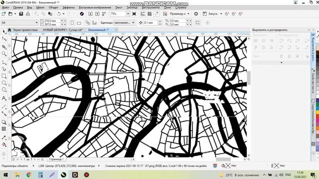 Как сделать макет карты города в CorelDraw смотреть онлайн