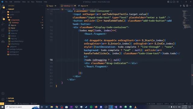 React Draggable List - Without any library - Using Drag events смотреть онлайн
