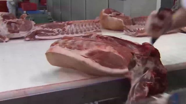 Million Dollars Pork Processing Technology - Modern Pig Farming | Food Factory смотреть онлайн