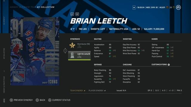 NHL 21 | NEW SILVER MASTER ICONS! | 91 LEETCH смотреть онлайн