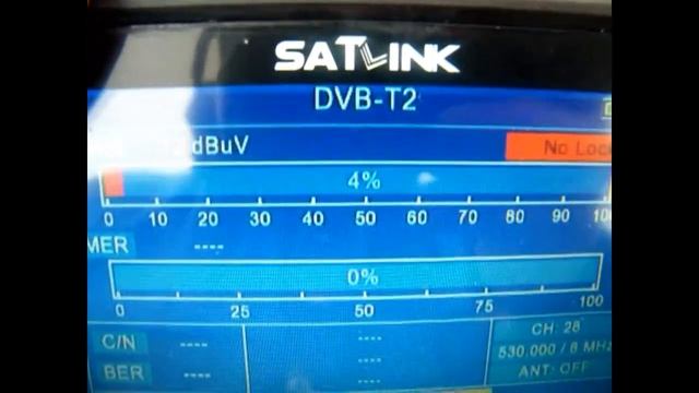 Настройка каналов DVB Т2 прибором ST 5150 SATLINK Combo & Findsat Vf 6800 Combo