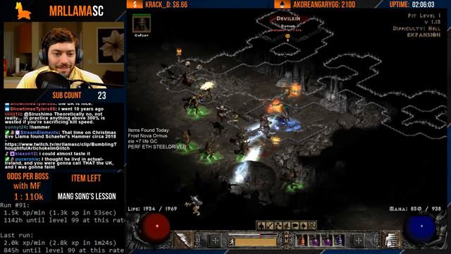 Diablo 2 - SANTA BRING US MANG SONG'S LESSON - Holy Grail Sorc (12/24/2019) смотреть онлайн
