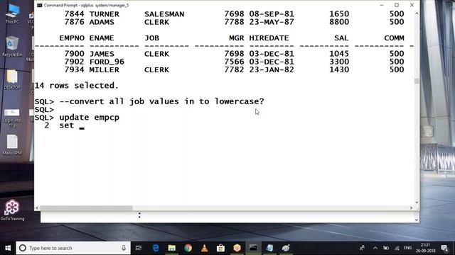 ORACLE 12C Online Training || Class - 11 || by Dinesh смотреть онлайн