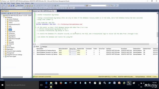 026 Restore database with GUI смотреть онлайн