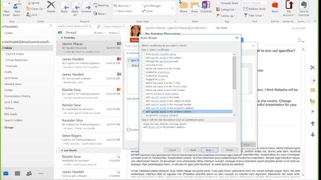 Using Rules to Categorize Emails смотреть онлайн