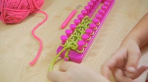 Станок для вязания. Часть 2. Вязание шарфа (МОЙ БЛОГ)