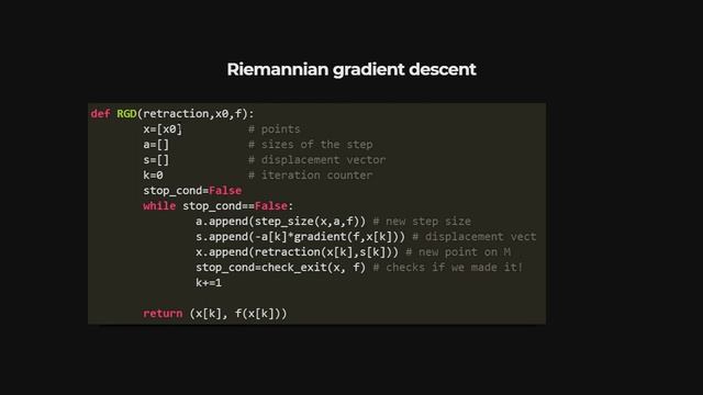 DGA - Riemannian Gradient Descent смотреть онлайн
