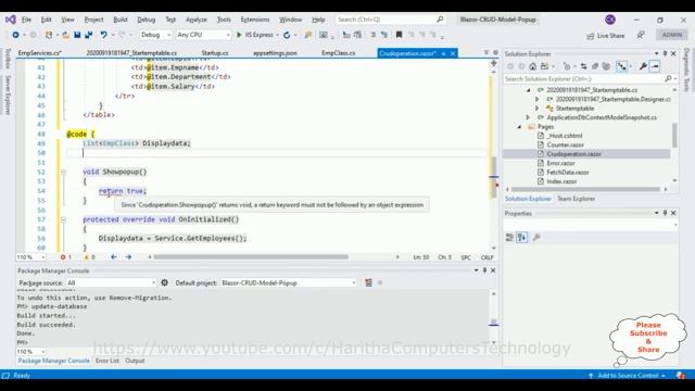 asp.net blazor crud with sql server | blazor crud operation смотреть онлайн
