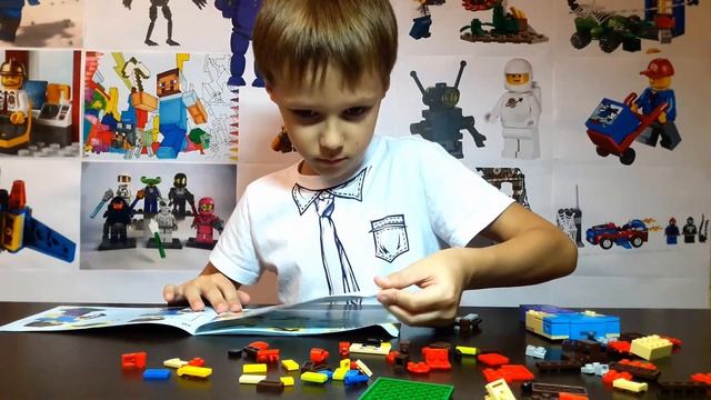 обзор на LEGO Майнкрафт большие фигурки 