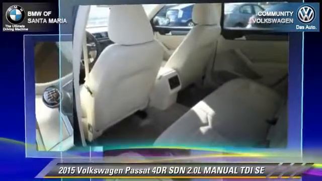 New 2015 Volkswagen Passat 2.0L MANUAL TDI SE - Santa Maria смотреть онлайн