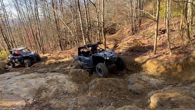 Yamaha YXZ Vs Honda Talon X Vs Kawasaki KRX Windrock Trail 15. смотреть онлайн